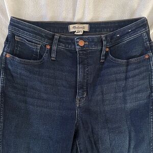 Madewell Women's Deep Indigo Curvy High-Rise Skinny Jeans